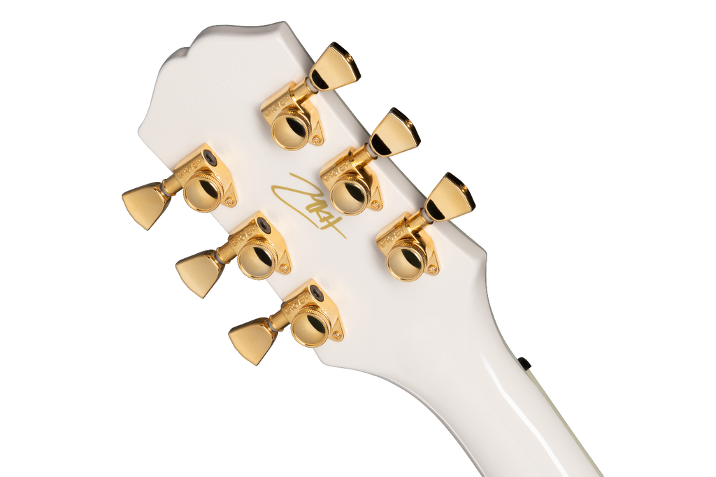 Epiphone Matt Heafy LP Custom Electric Guitar White With Case