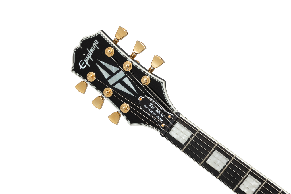 Epiphone Matt Heafy LP Custom Electric Guitar Ebony Left Handed With Case