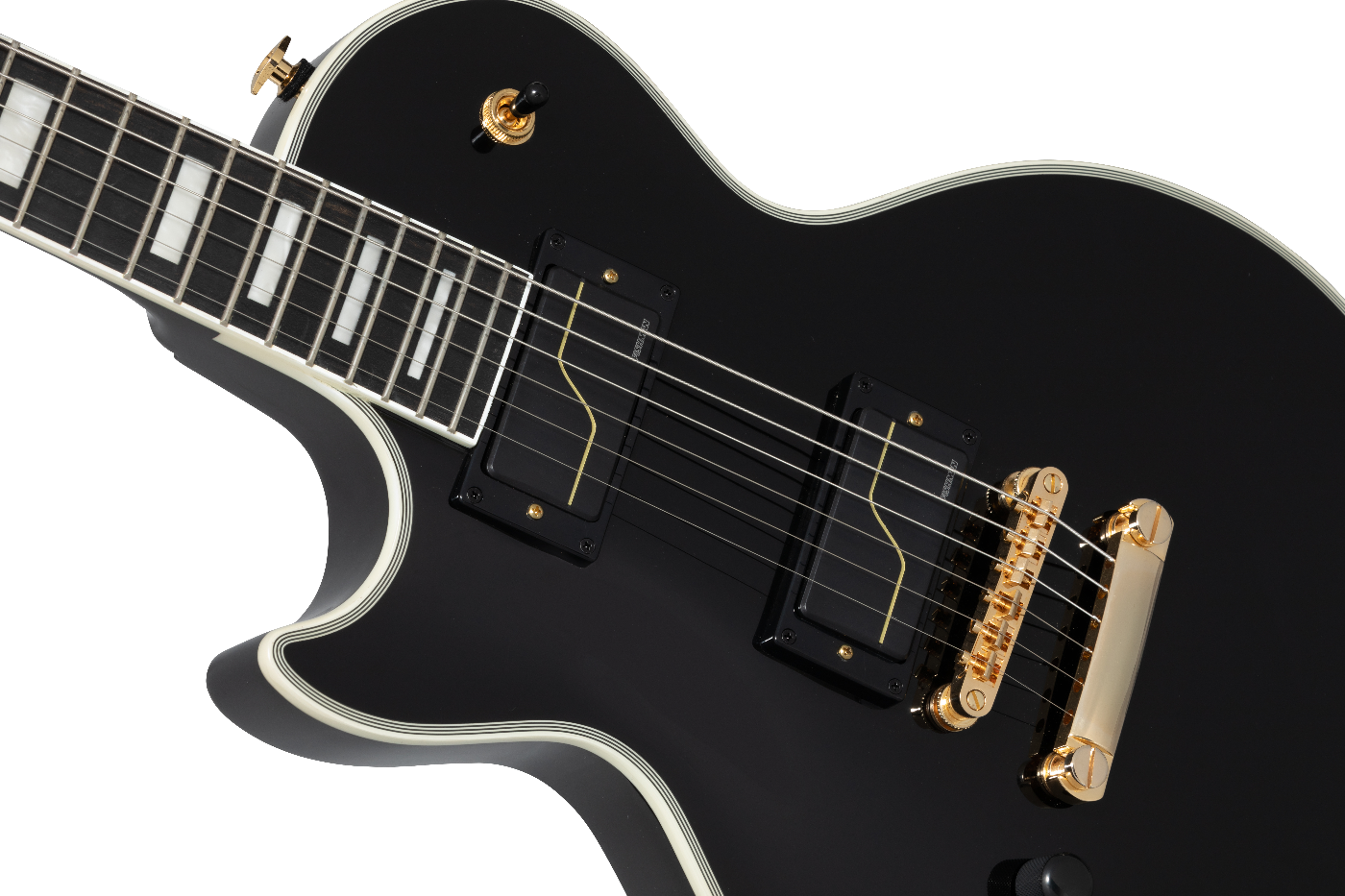 Epiphone Matt Heafy LP Custom Electric Guitar Ebony Left Handed With Case