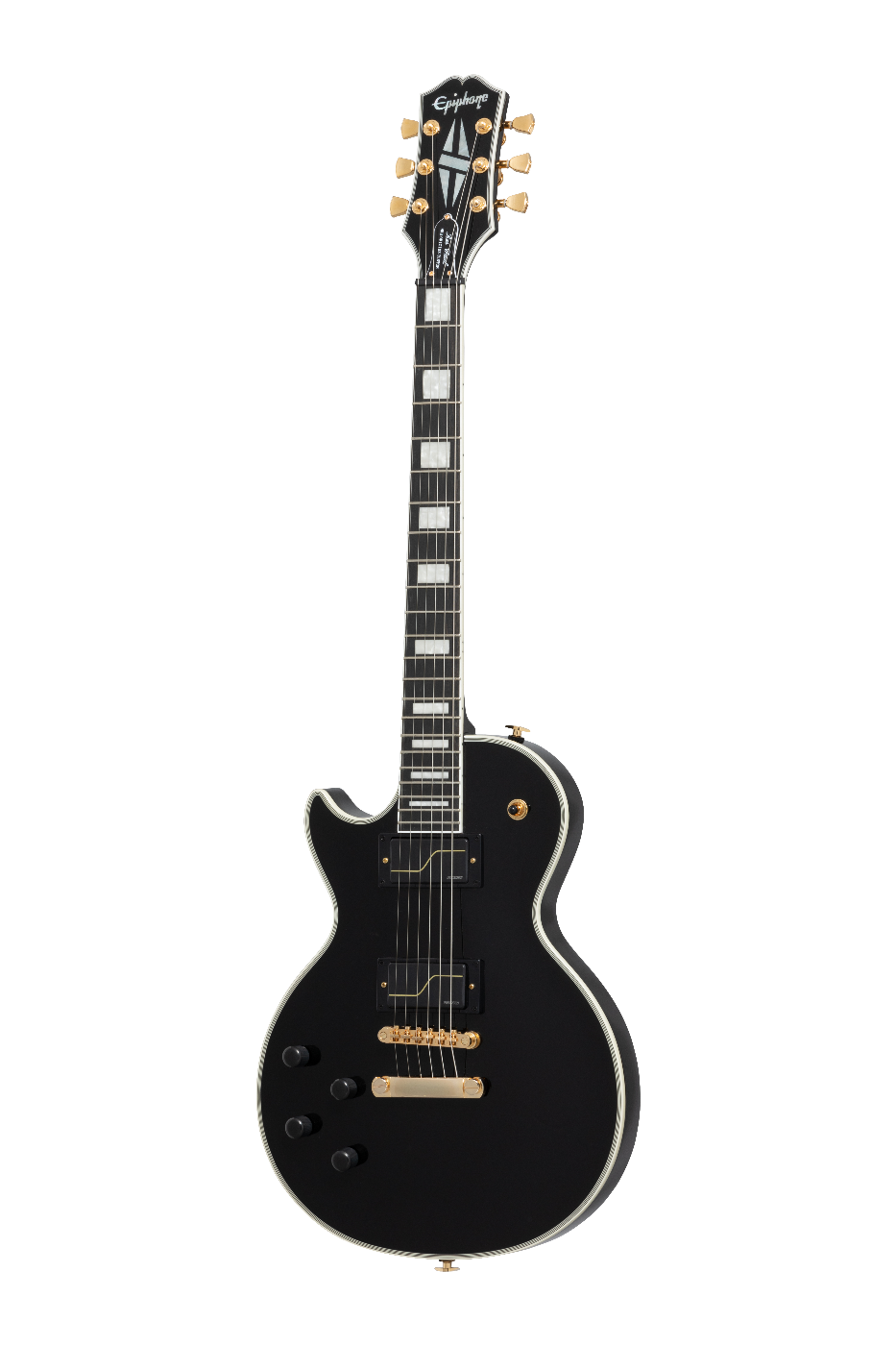 Epiphone Matt Heafy LP Custom Electric Guitar Ebony Left Handed With Case