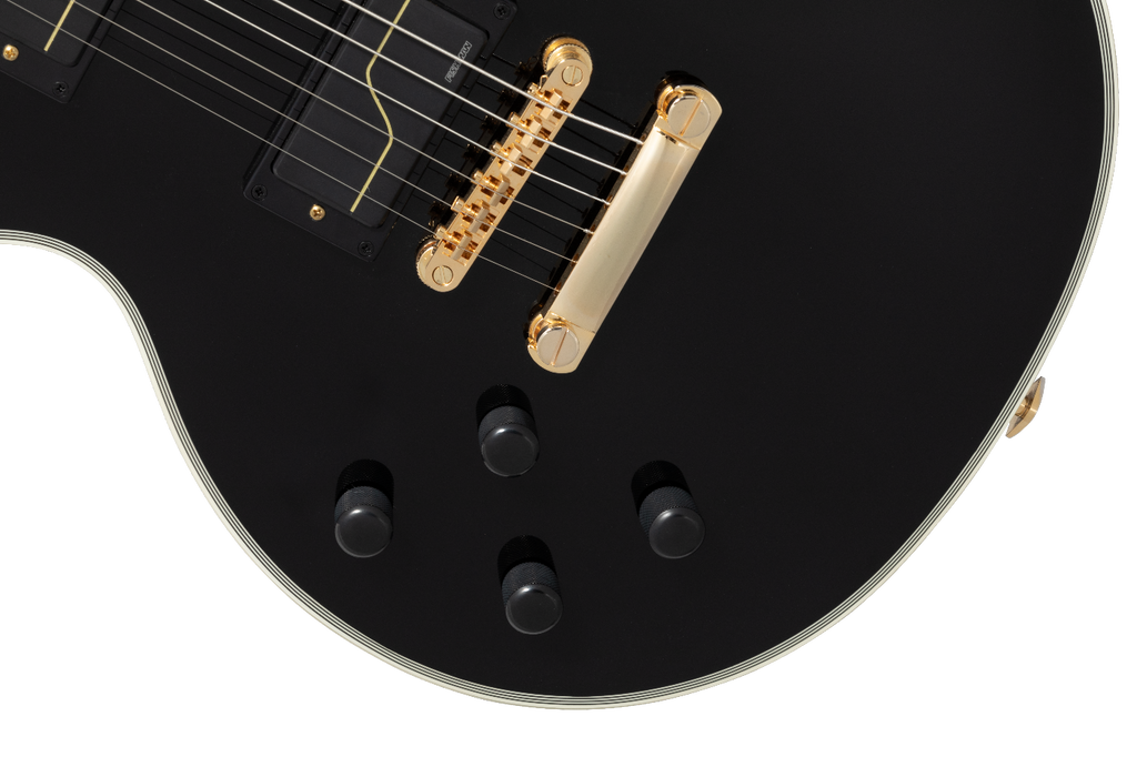 Epiphone Matt Heafy LP Custom Electric Guitar Ebony Left Handed With Case