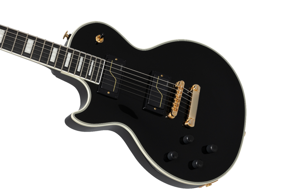 Epiphone Matt Heafy LP Custom Electric Guitar Ebony Left Handed With Case