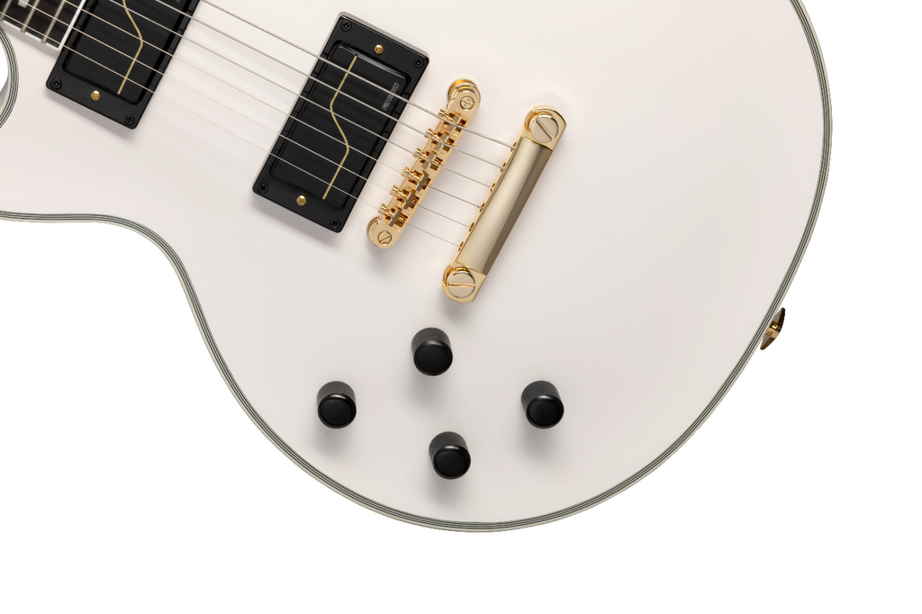 Epiphone Matt Heafy LP Custom Electric Guitar White Left Handed with Case