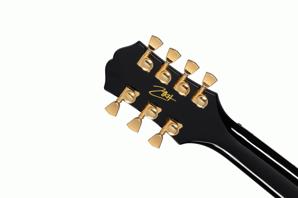 Epiphone Matt Heafy LP Custom 7-String Electric Guitar Ebony with Case