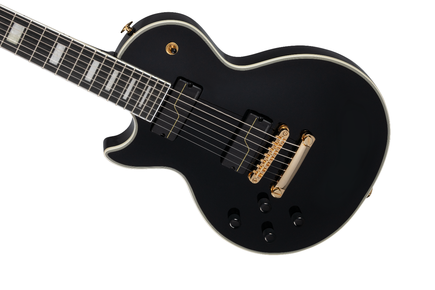 Epiphone Matt Heafy 7-String Electric Guitar Ebony Left Handed with Case