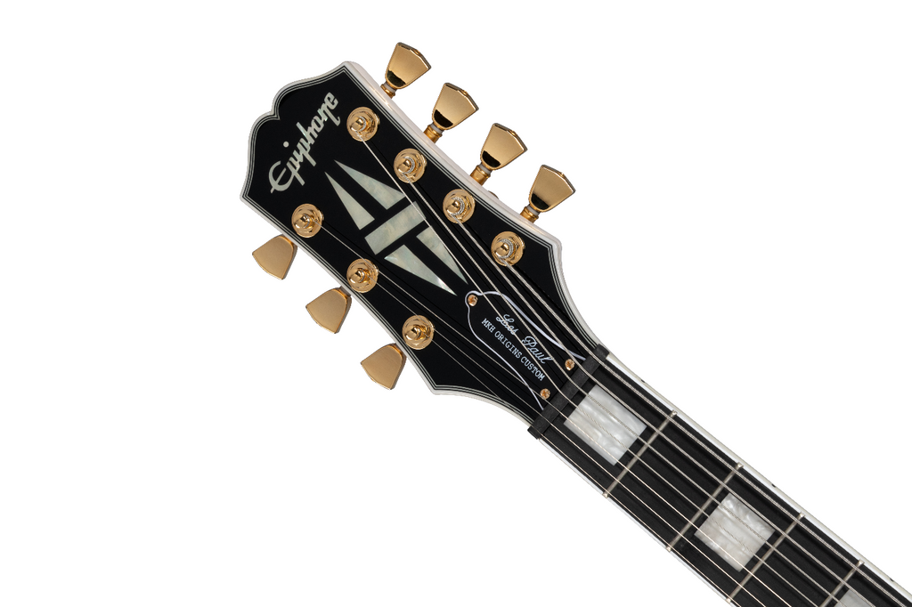 Epiphone Matt Heafy LP Custom 7-String Electric Guitar White Left-Handed with Case