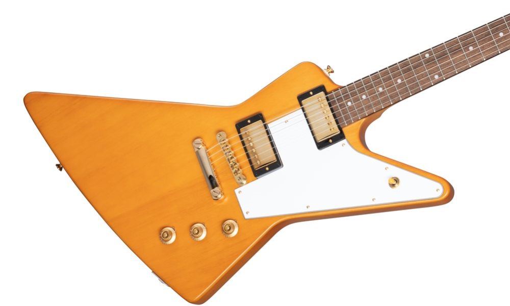 Epiphone 1958 Korina Explorer Electric Guitar - Aged Natural