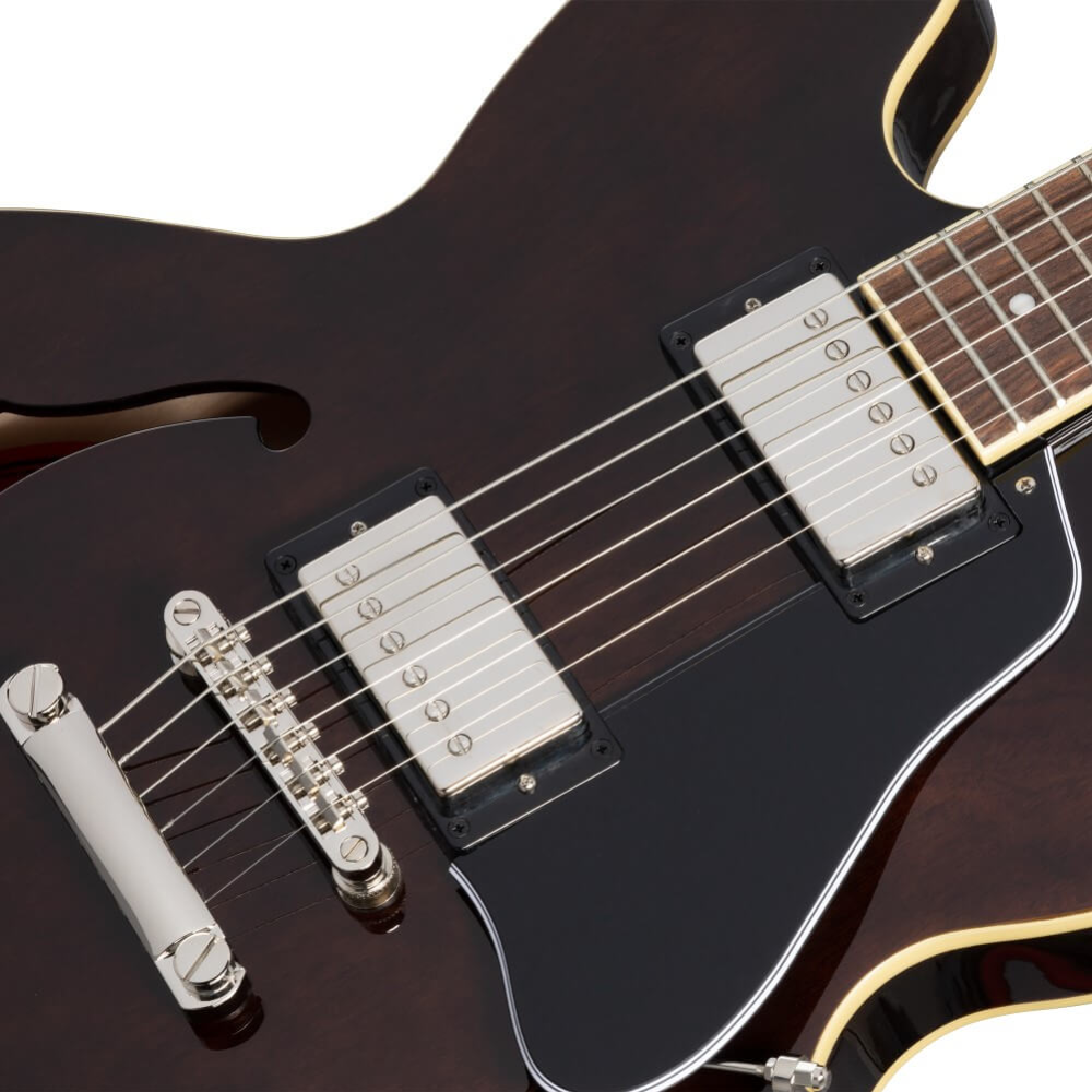 Epiphone Jim James ES-335 Hollowbody Electric Guitar - Seventies Walnut