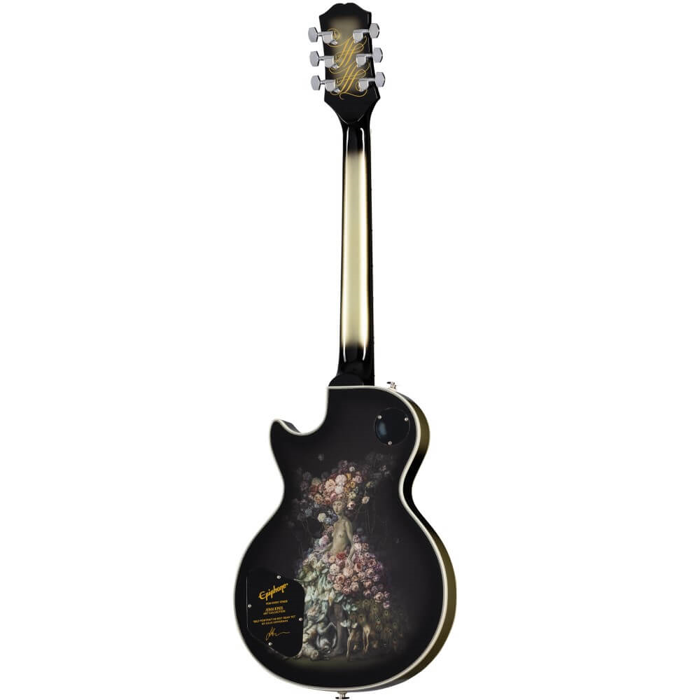 Epiphone Adam Jones Les Paul Custom Art Collection Electric Guitar - Julie Heffernan's Self-Portrait as Not Dead Yet