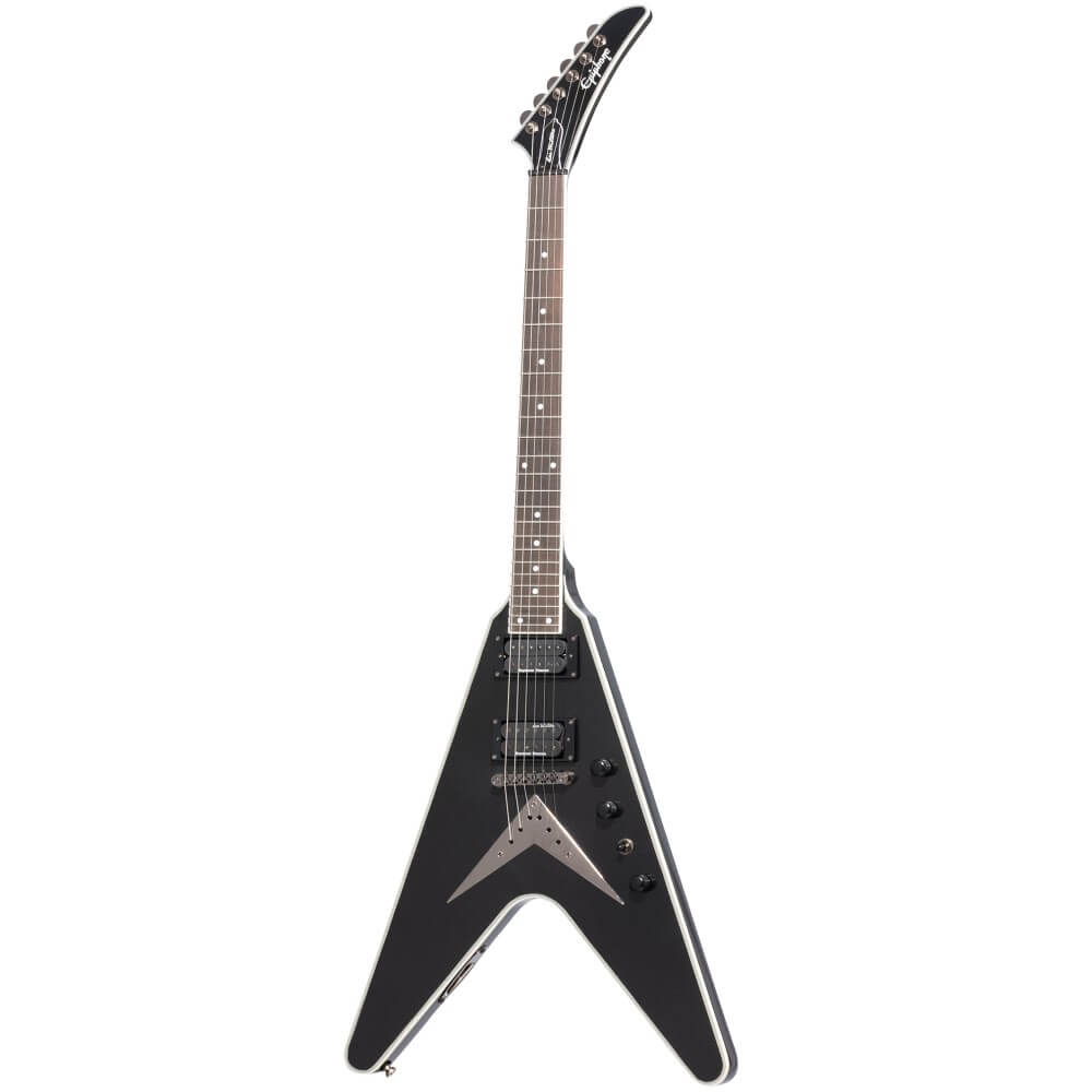 Epiphone Dave Mustaine Flying V Custom Electric Guitar - Black Metallic