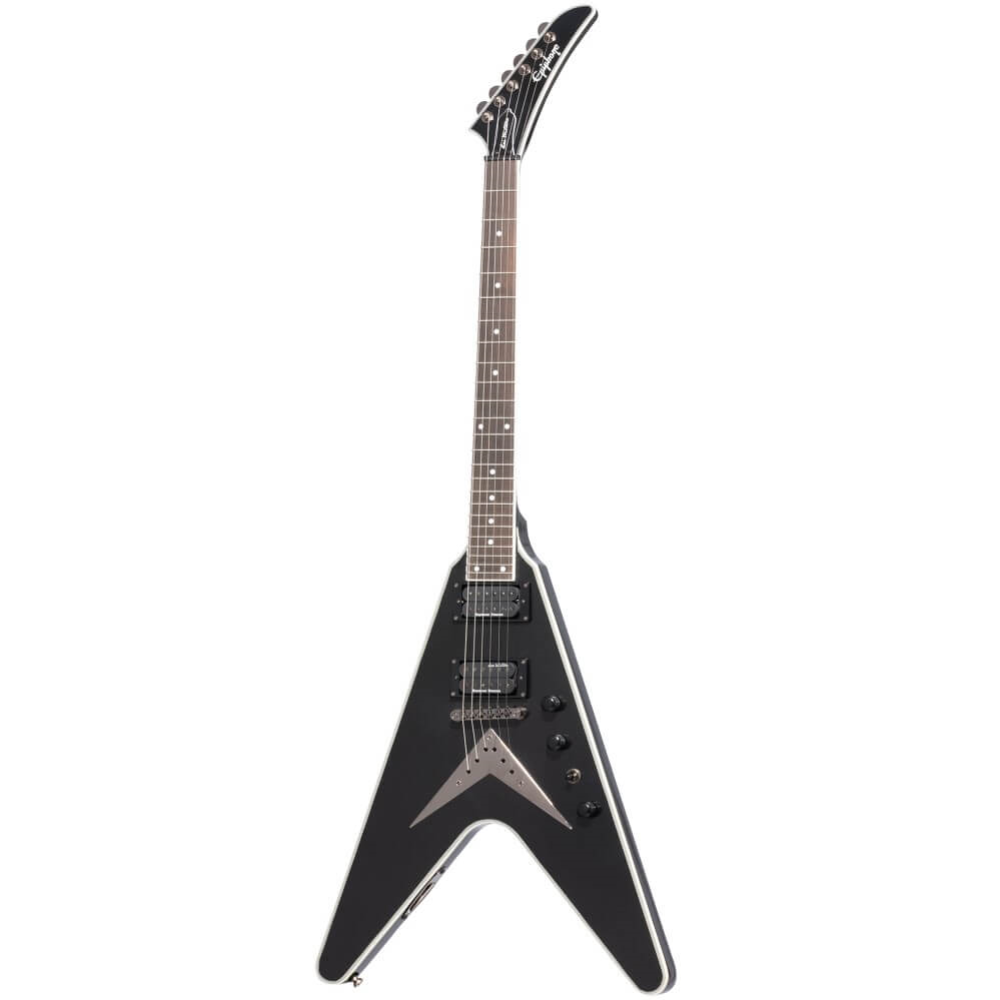 Epiphone Dave Mustaine Flying V Custom Electric Guitar - Black Metallic