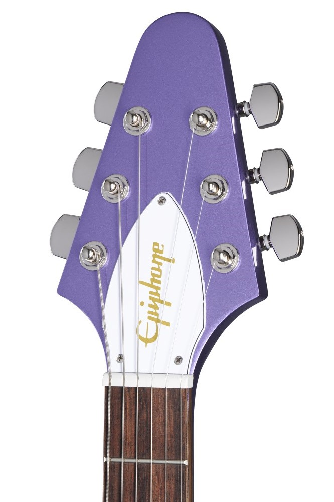Epiphone Kirk Hammett Signature 1979 Flying V Electric Guitar - Purple Metallic