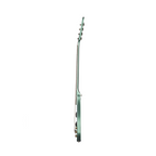 Epiphone Thunderbird 64 electric bass guitar in Inverness Green, showing the classic body shape and glossy finish.