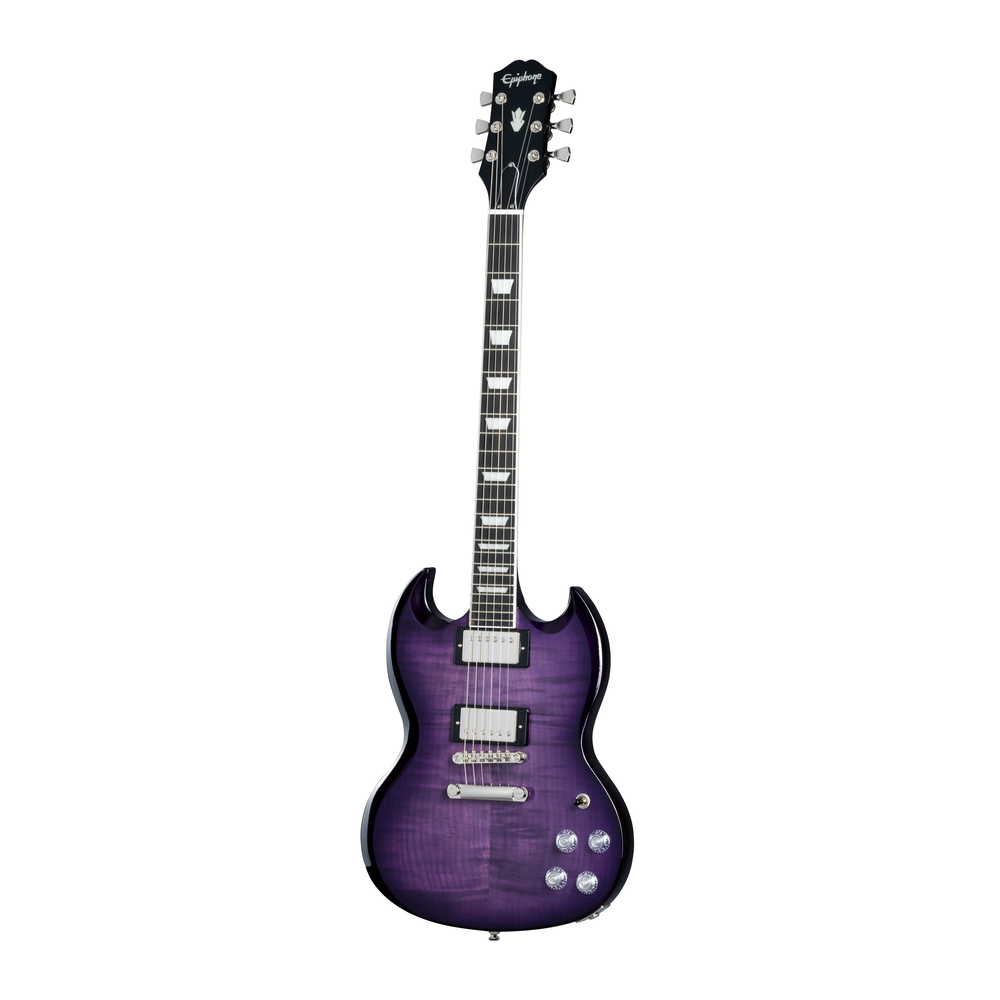 Epiphone SG Modern Figured Electric Guitar w/Gig Bag - Purple Burst