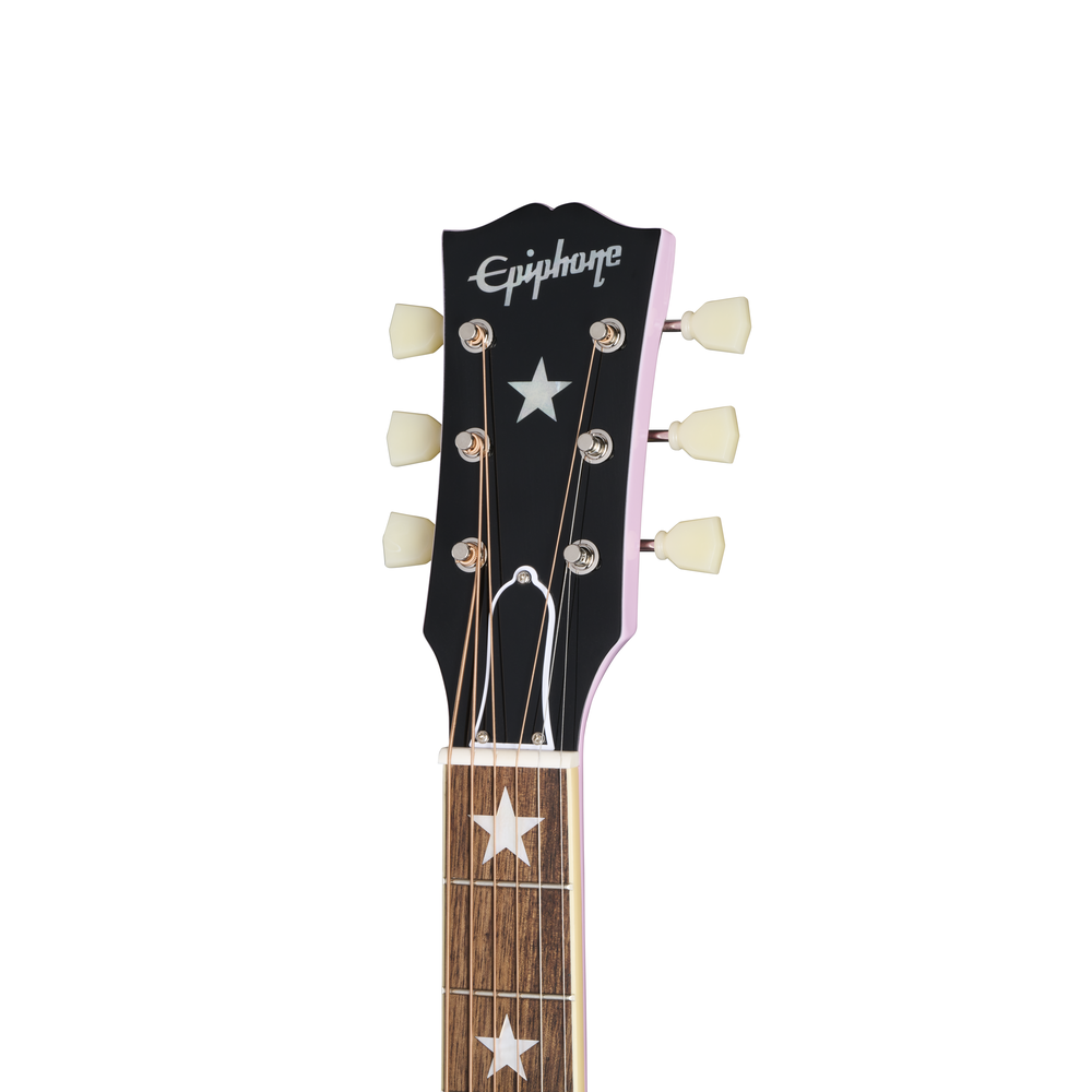 Epiphone Inspired by Gibson J-180 LS Pink