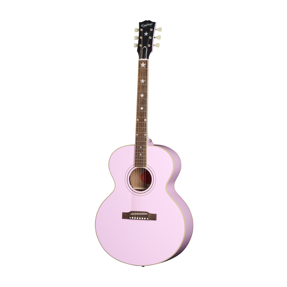 Epiphone Inspired by Gibson J-180 LS Pink