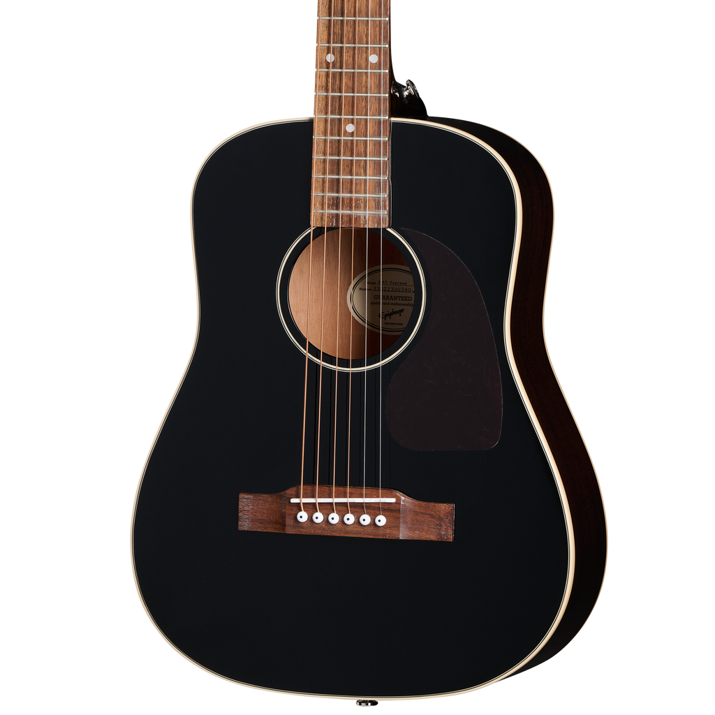 Epiphone J-45 Express Acoustic Guitar w/Gig Bag - Ebony