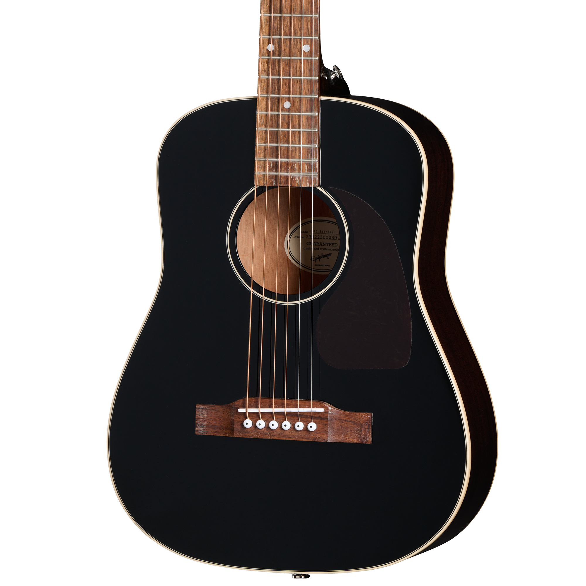 Epiphone J-45 Express Acoustic Guitar w/Gig Bag - Ebony