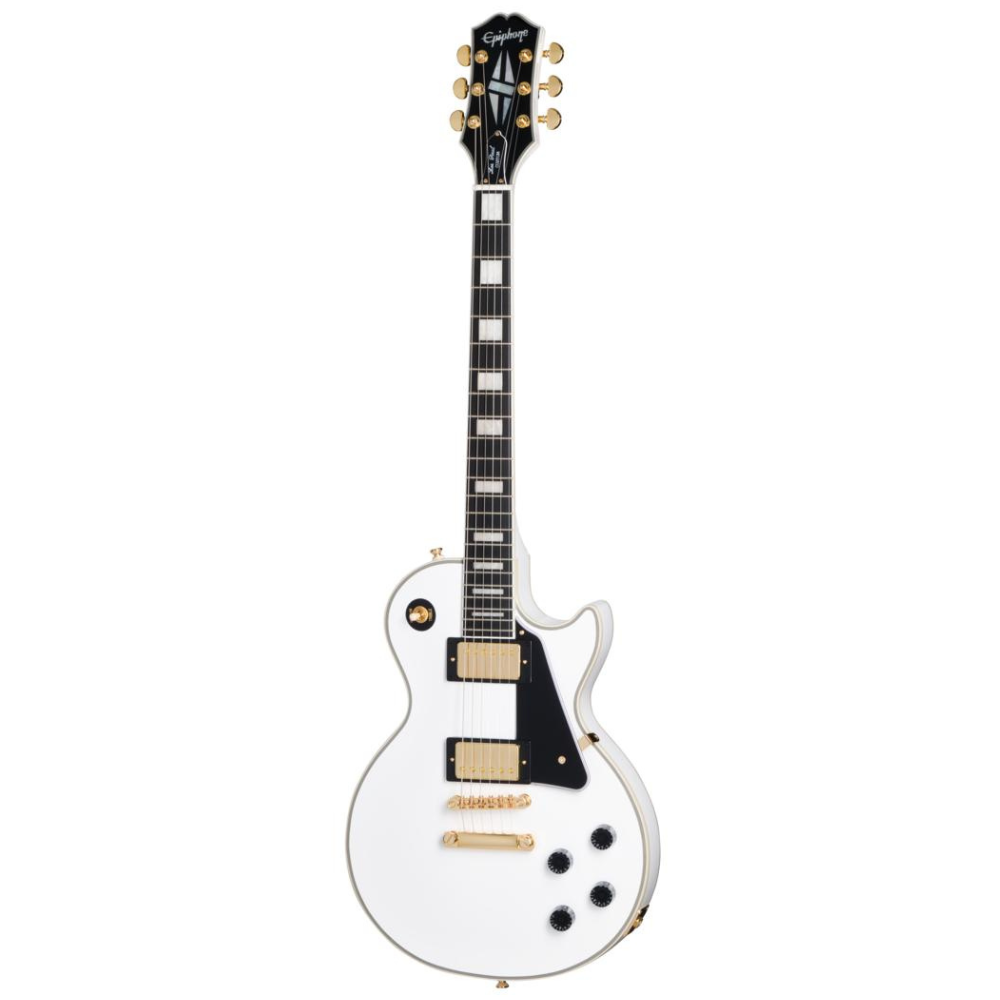 Epiphone Les Paul Custom Alpine White - Incl Premium Bag