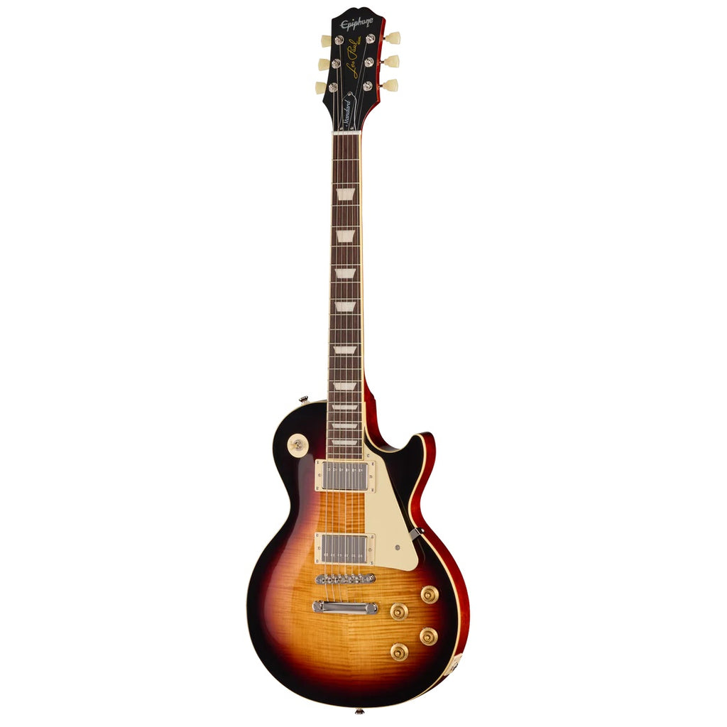 Epiphone Les Paul Std 50's Figured Bourbon Burst - Incl Bag