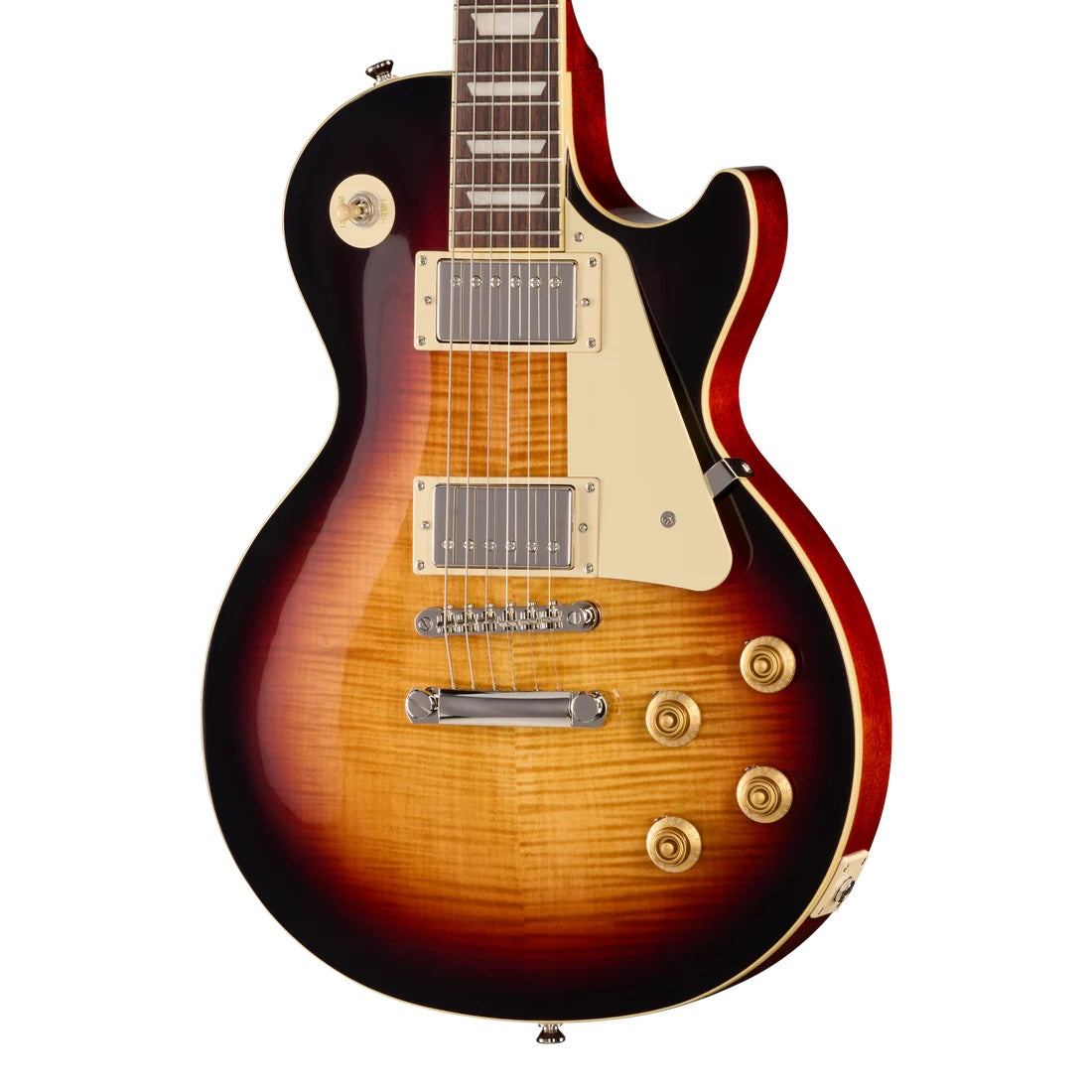 Epiphone Les Paul Std 50's Figured Bourbon Burst - Incl Bag