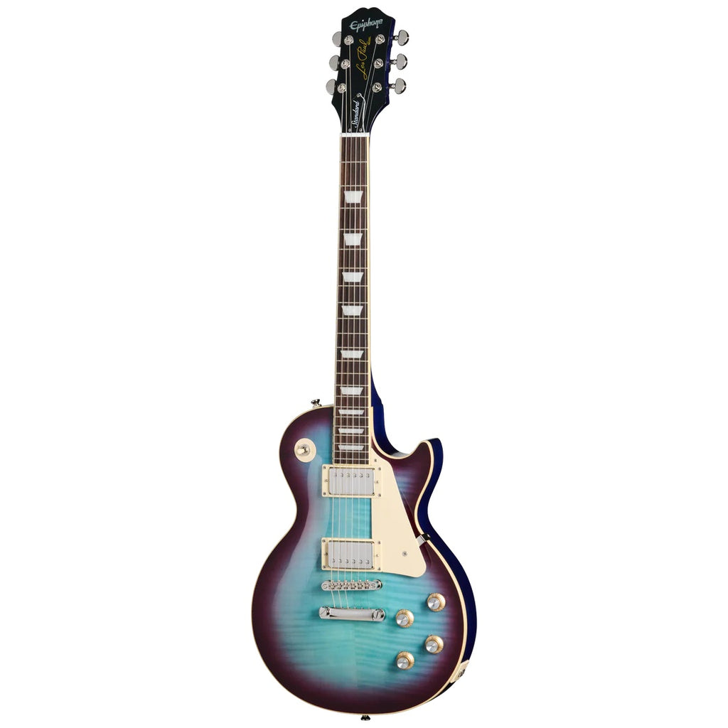 Epiphone Les Paul Std 60's Figured Blueberry Burst - Incl Bag