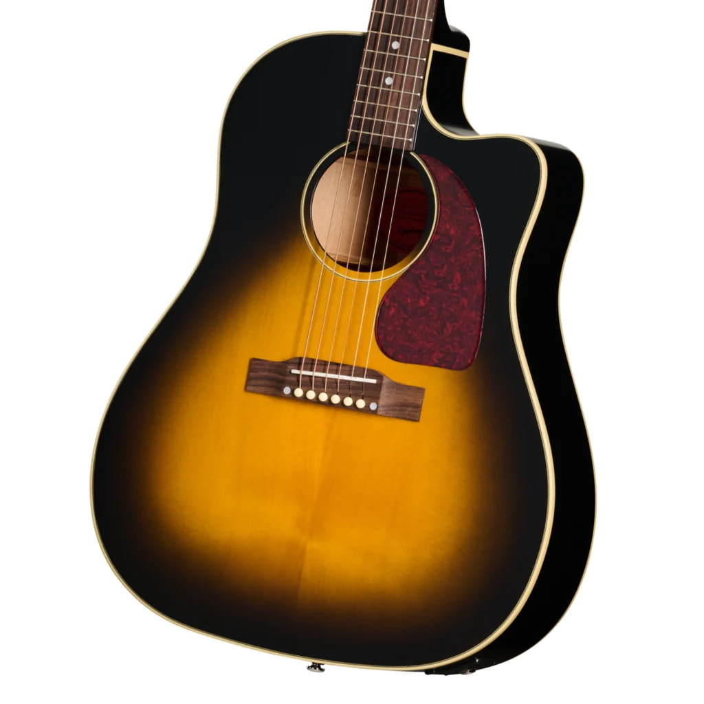 Epiphone J45 Standard EC Acoustic Guitar - Vintage Sunburst