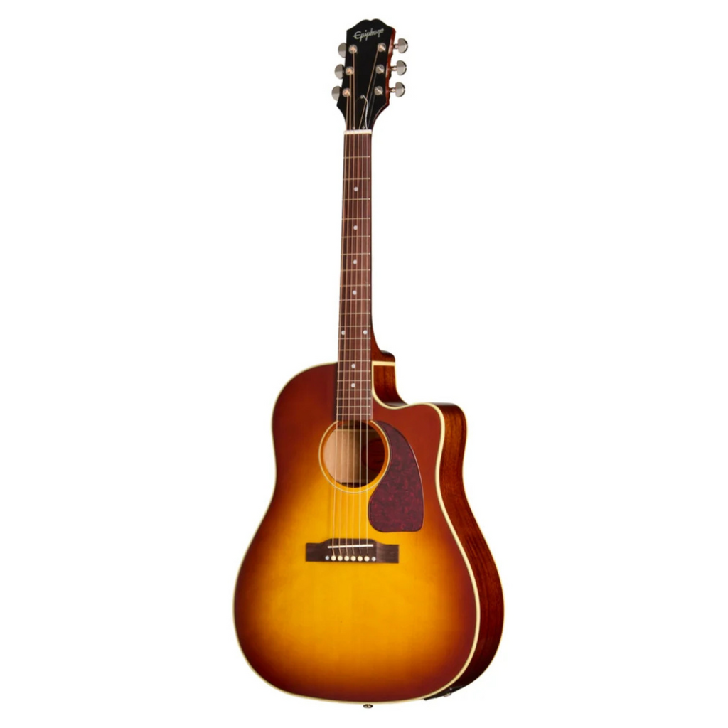Epiphone J45 Standard EC Acoustic Guitar - Honey Burst