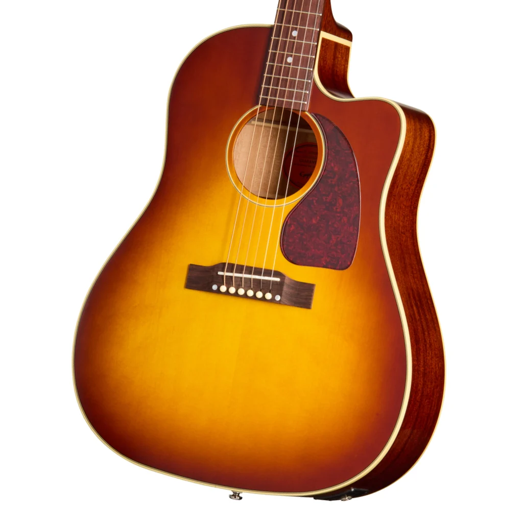 Epiphone J45 Standard EC Acoustic Guitar - Honey Burst