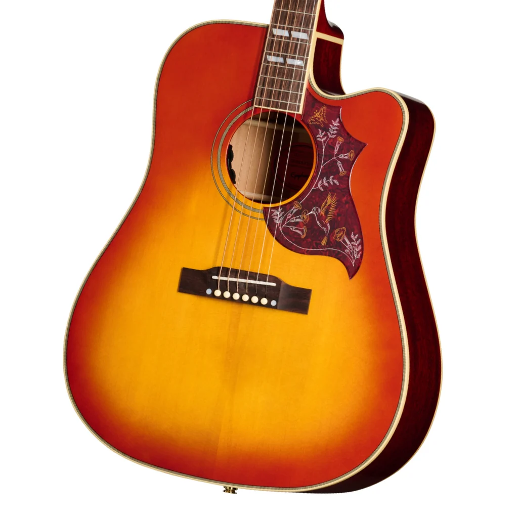 Epiphone Hummingbird Standard EC Acoustic Guitar - Cherry Sunburst