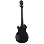 Epiphone Les Paul Tribute Plus electric guitar in Ebony Burst finish, showcasing its solid body and dual humbucker pickups.