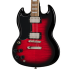 Epiphone SG Tribute Plus Electric Guitar (LH) - Cherry Burst