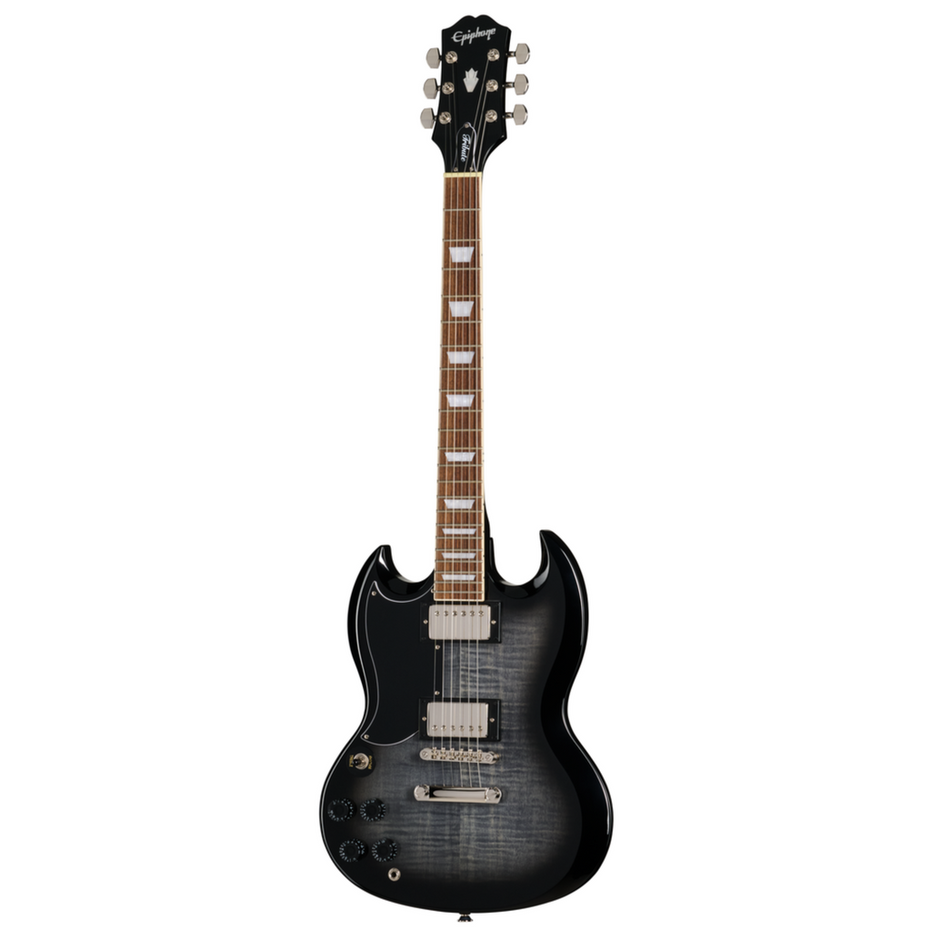 Epiphone SG Tribute Plus Electric Guitar (LH) - Ebony Burst