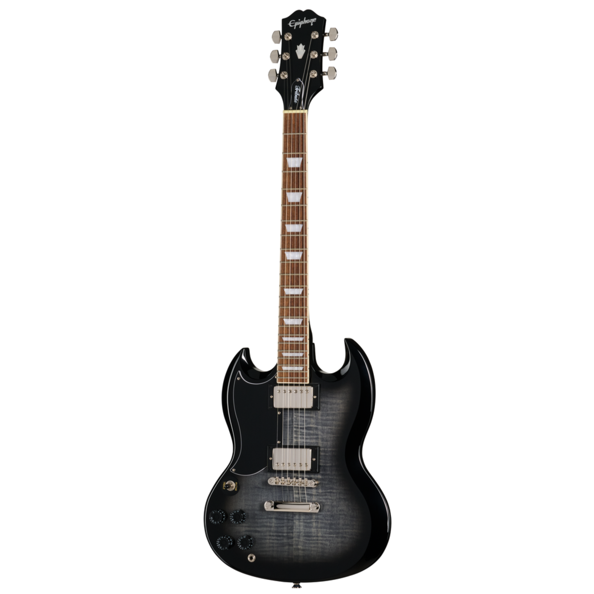 Epiphone SG Tribute Plus Electric Guitar (LH) - Ebony Burst