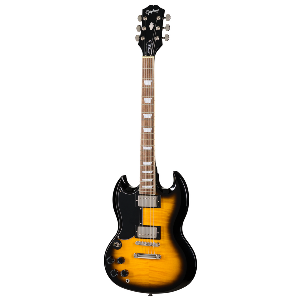 Epiphone SG Tribute Plus Electric Guitar (LH) - Vintage Sunburst