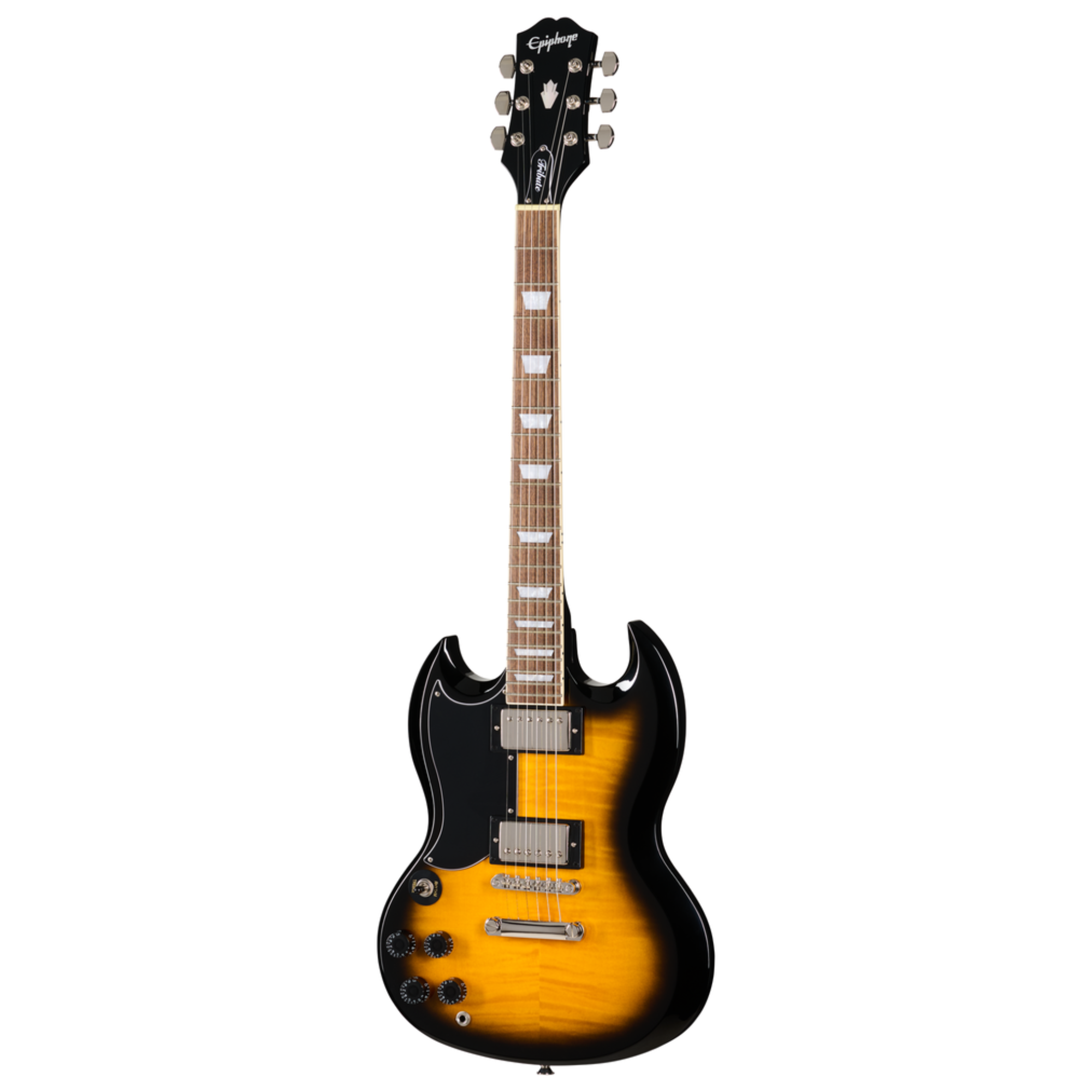 Epiphone SG Tribute Plus Electric Guitar (LH) - Vintage Sunburst