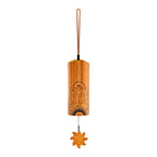 Meinl Aurora Cosmic Bamboo Chime for hand percussion, featuring vibrant bamboo tubes and cosmic design in a natural setting
