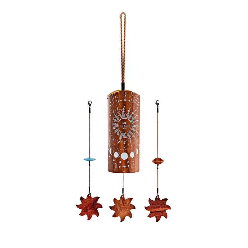 Meinl Luna Cosmic Bamboo Chime, hand percussion accessory with bamboo tubes and celestial design, for relaxing musical tones.