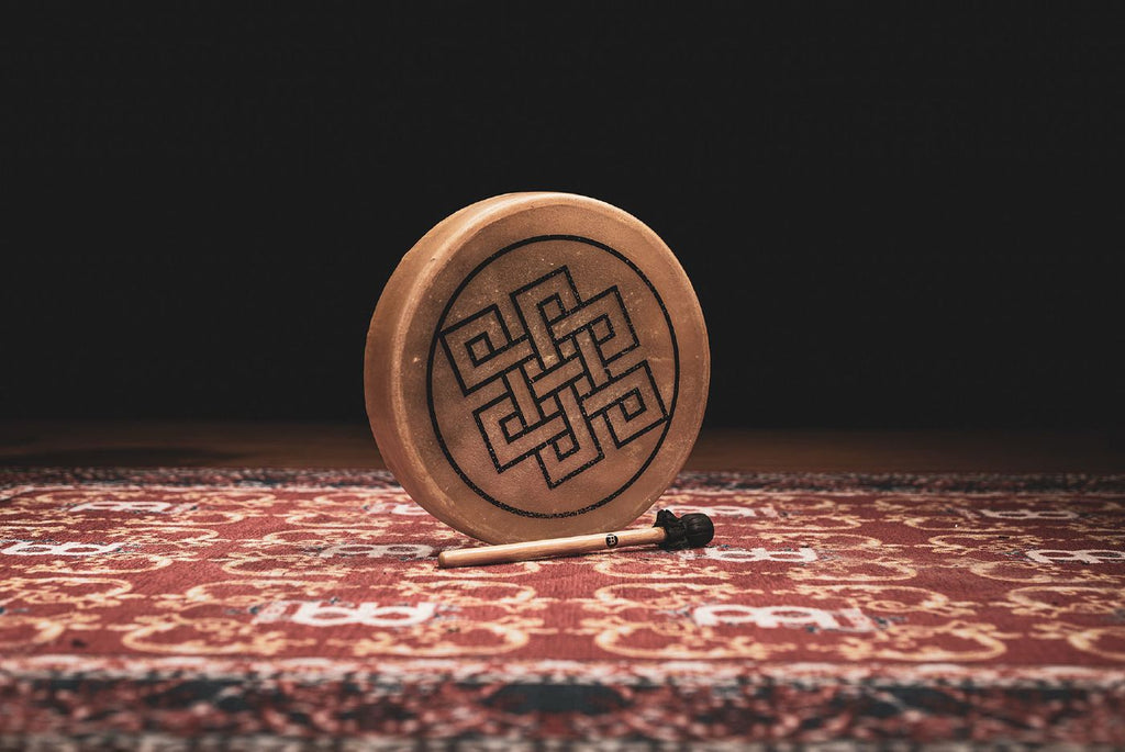 Meinl Sonic Energy Native American-Style Hoop Drum -15in - Endless Knot
