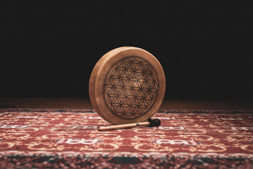 Meinl Sonic Energy Native American-Style Hoop Drum -15in -Flower Of Life