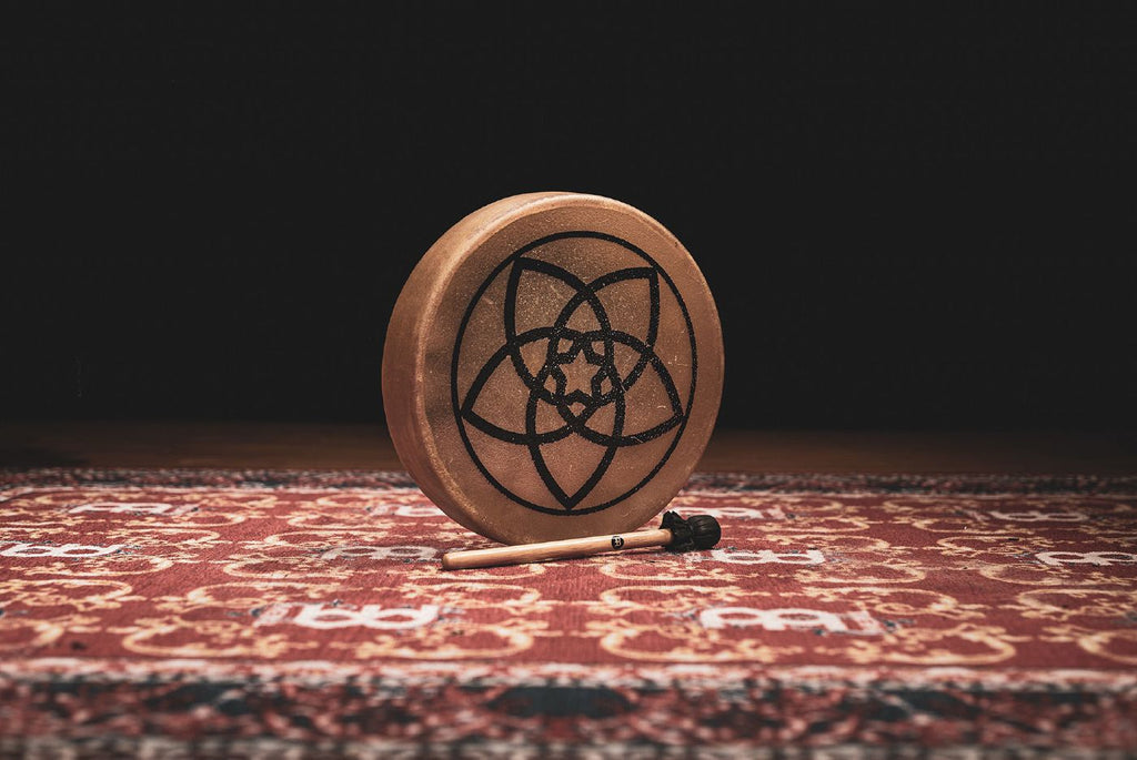 Meinl Sonic Energy Native American-Style Hoop Drum -15in - Venus Flower