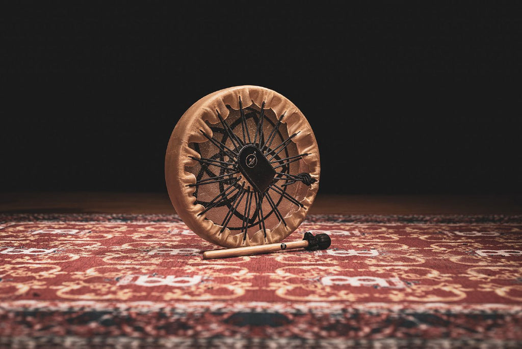 Meinl Sonic Energy Native American-Style Hoop Drum -15in - Venus Flower