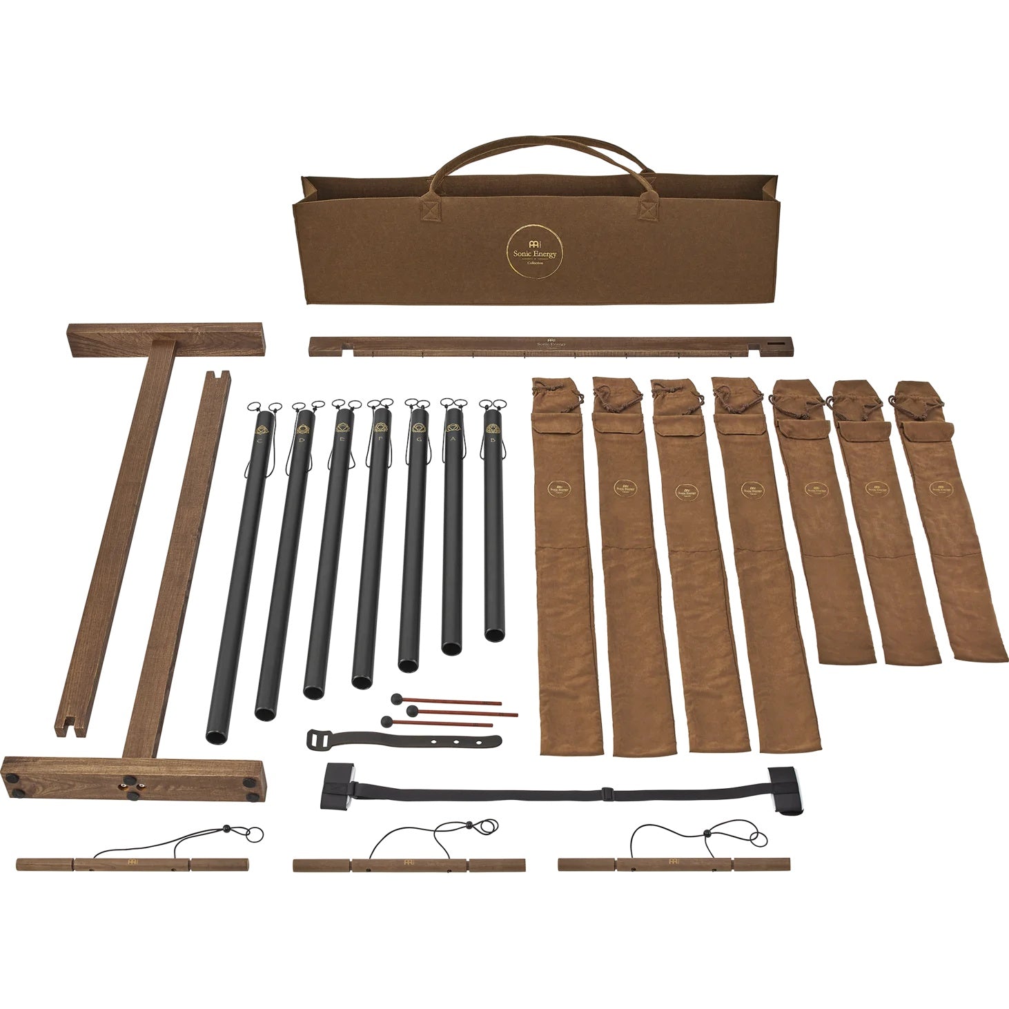 Meinl Sound Bath Tube Chime Chakra Set 7-Piece