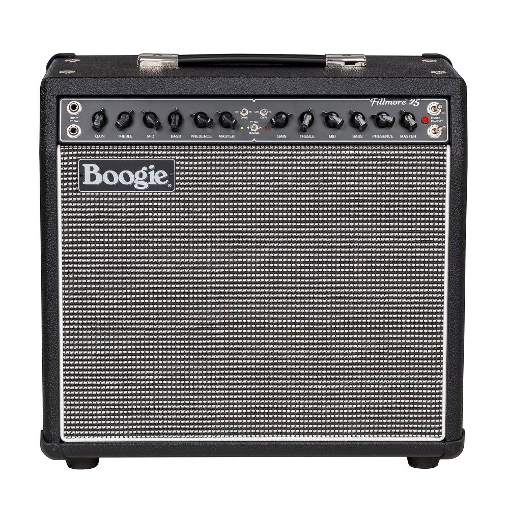 Mesa Boogie Fillmore 25 1x12 guitar combo amplifier with control panel and speaker grille.