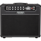 Mesa Boogie Badlander 50 1x12 guitar combo amplifier with control panel and speaker grille, designed for electric guitar tone.