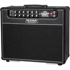 Mesa Boogie Badlander 50 1x12 guitar combo amplifier with control panel and speaker cone visible inside the cabinet.