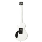 Kramer Assault 220 electric guitar in Alpine White with a sleek body and maple neck, perfect for rock and metal music.