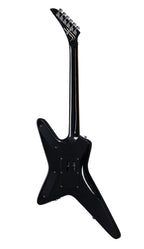 Kramer Tracii Guns Gunstar Voyager electric guitar in black with ghost flame finish, showcasing sleek body and dual humbucker pickups.