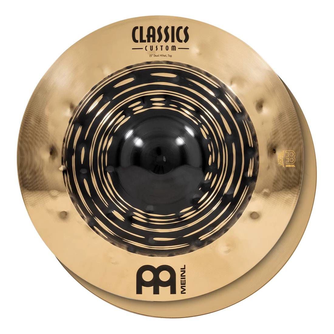 Meinl 15in Classics Custom Dual Hi-hat Cymbal
