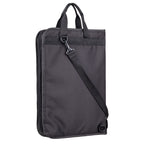 Black Meinl X-MSSB sling heavy-duty nylon drum stick bag with multiple compartments and adjustable strap for easy transport.